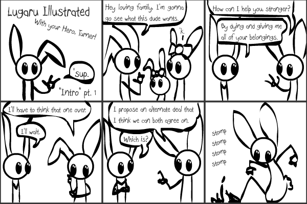 Vib Rib comic, installment 1